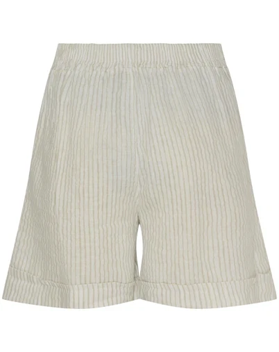 Marta du Chateau - MDCSophia Shorts - Panna Beige Stripe